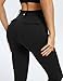 DemonQueen High Waist Yoga Pants with Pockets，Leggings for Women Tummy Control, Business Fashion Leggings for Women (US, Alpha, XX-Large, Regular, Regular, Black)