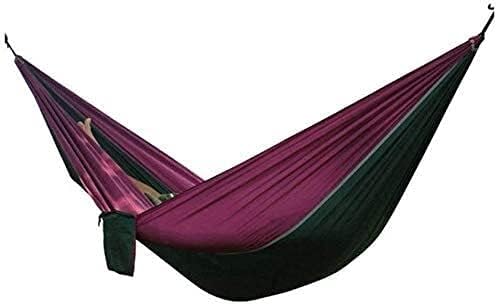 Travel Hammock, Single Double Hammock Adult Outdoor Backpacking Travel Survival Hunting Sleeping Bed Portable(Color:B) (Color : B)