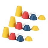 ULTECHNOVO 12 Piezas Bases de Golf de Goma Resistentes Soportes Decorativos para Tees de Golf Reemplazables Accesorios y Duraderos para Práctica Interiores y Exteriores