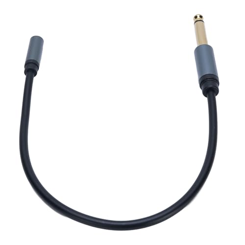 Cable adaptador Jack 6.35mm macho a 3.5mm hembra 0.3 m miniatura 7