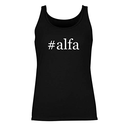 #alfa - Women's Hashtag Summer Tank Top, Black, XX-Large