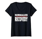 Photo Gallery donna normalizza recupero sostegno salute mentale maglietta con collo a v Photo Gallery donna normalizza recupero sostegno salute mentale maglietta con collo a v