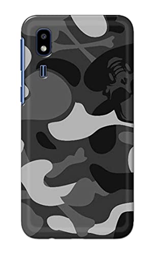 Image of Printed Hard Back Cover Case for Samsung Galaxy A2 Core Back Cover (Army Pattern) -702