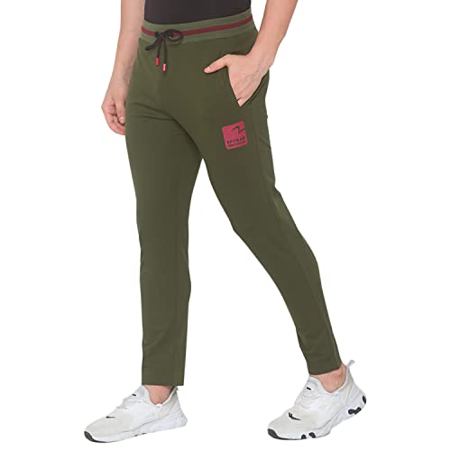 Image of Spykar Men's Slim Fit Track Pants