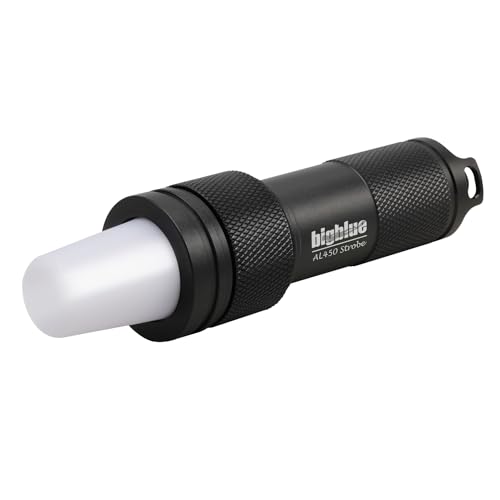 Bigblue AL 450 Lumen Strobe with Blue, Green, and red Flash