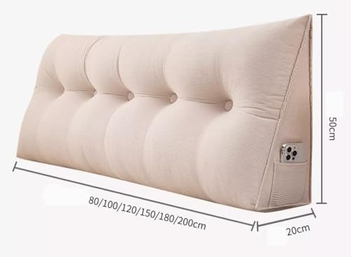 Almohada de reposo de cama ergonómica con cuña para lectura 7