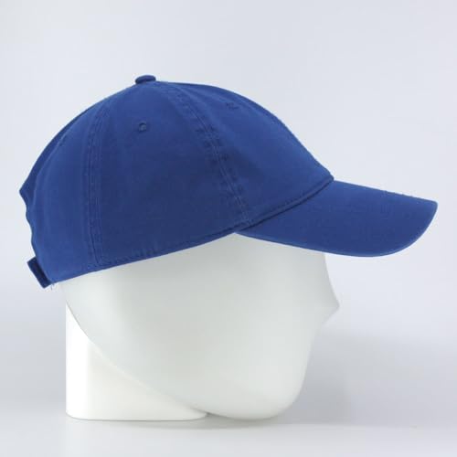 Image of Classic Washed Cotton Baseball Cap - Vintage Adjustable Dad Hat, Curved Bill for Men Women, Outdoor Everyday Wear
