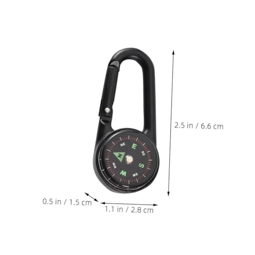 Tofficu 2pcs Brújula de Camping Compacta y Portátil miniatura 2