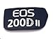 NEW Camera Body Fuselage Name Nameplate Model Number Label Black Compatible with Canon EOS 200D II