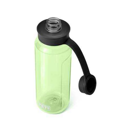 Image of YETI Yonder Water Bottle with Yonder Tether Cap, Lightweight, Leakproof and BPA-Free