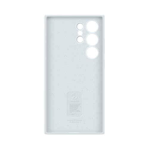 Image of SAMSUNG Galaxy S24 Ultra Silicone Phone Case, Protective Cover with Color Variety, Smooth Grip, Soft and Sleek Design, Snug Fit, US Version, EF-PS928TWEGUS, White