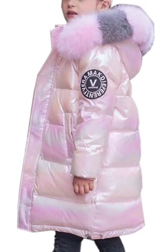 WIEAYUMEI Manteau Fille Hiver 9-10 ans