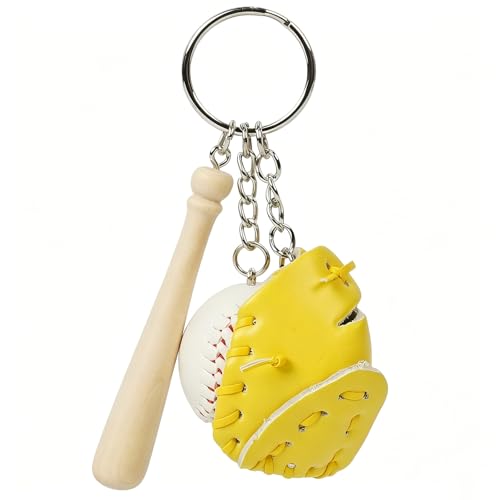 Image of COSTOYFUN Mini Cute Soccer Keychain Bowling Tennis Baseball Keychain for Men Women Boys Girls Gift