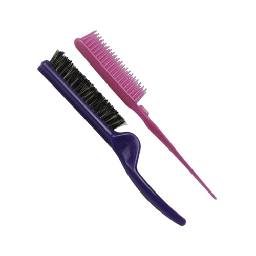 Kit Escova 5 Fileiras Cerda Mista/Escova 3 Fileiras