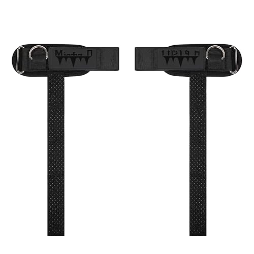 Image of Ekkovision EKKO Weight Lifting Straps With Cuffed D Ring, Wrist Support for Men, Heavy Duty Thick Comfortable Lifting Straps, Secure Fit, Enhanced Grip, Straps for Weightlifting & Gym Training