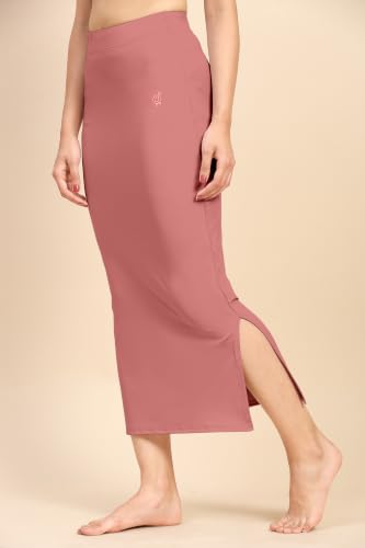 Image of TRENDMALLS Women's Polyester Spandex Stretchable Straight Saree Shapewear Petticoat for Women, Cotton Blended, Skirts for Women, Saree Shaper