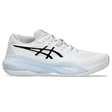 Asics 1041A485-100 Gel-Resolution X Clay Uomo, White/Black EU 46