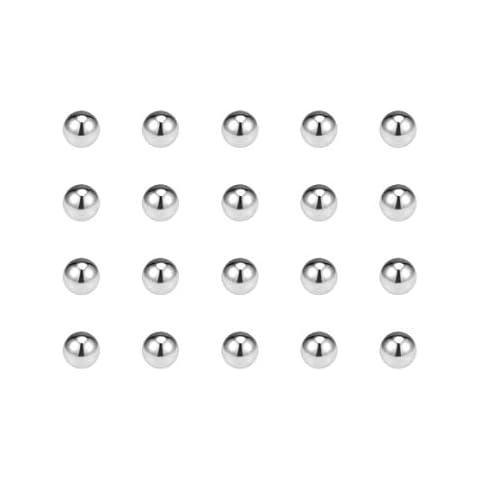 sourcing map 50x Kugellager 316L Edelstahl G100 Präzision Kugeln 4mm Cover