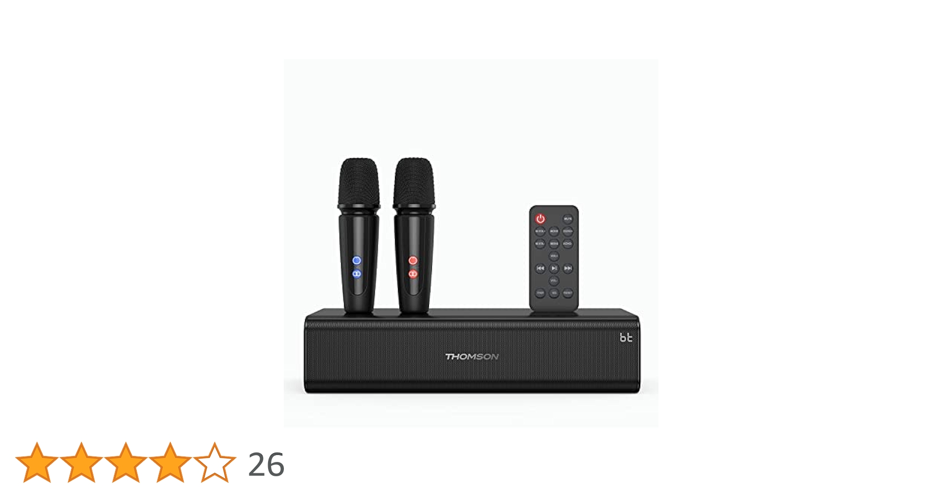 Amazon | THOMSON カラオケセット 拡声器 ワイヤレスマイク2本