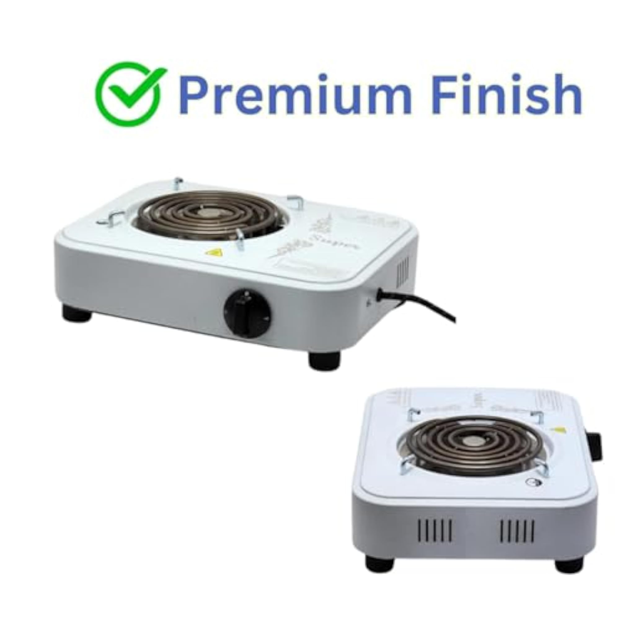 2000W Radiant Electric Cooktop with Jog Dial Control