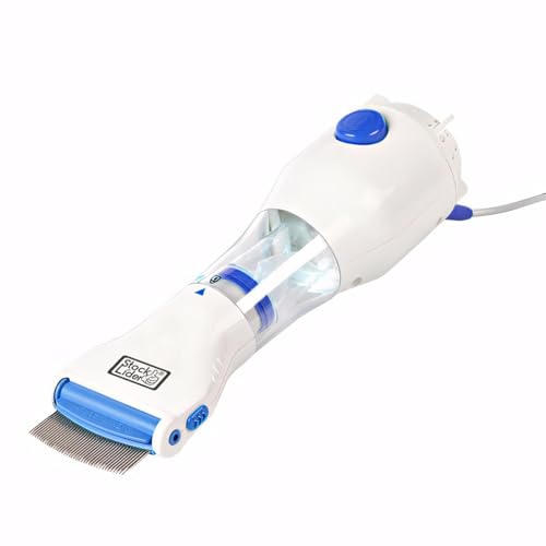 Aspirador para piojos profesional, Peine eléctrico antipiojos, Aspirador piojos, Más eficaz que otros peines y champú para piojos, Elimina piojos y huevos, prevención de liendres (Aspirador de piojos)