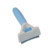 [bakala] ペットブラシ 猫 犬 ブラシ 小型 中型 短毛種 ヘアボール(毛球症)対策 肌に優しくアンダーコート 抜け毛 除去 ボタンを押して抜け毛が簡単に取れる グルーミングブラシ （M）