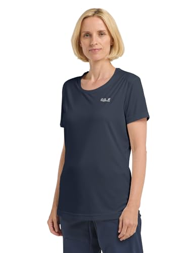 T-shirt sport femmes Jack Wolfskin Midnight Sky XS vêtements trail