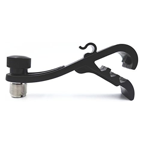 Boseen Shockproof Drum Rim Microphone Clip for Microphone Clamps Holder with Groove Gear Cover