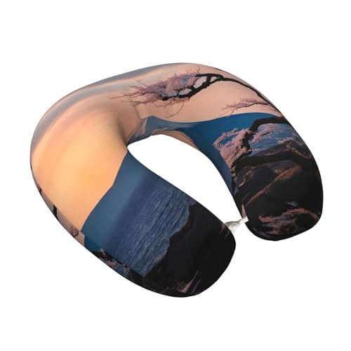 Almohada de viaje viscoelástica tamaño estándar cómoda miniatura 2