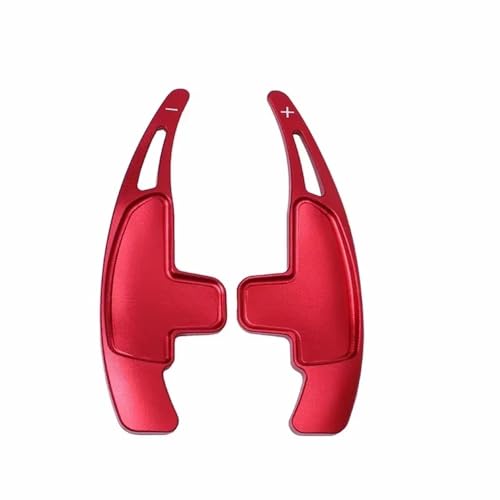 �p�h���V�t�g Compatible With B&enz For AMG For C63 A45 CLA45 CLS63 GLA45 SL65 E43 �X�e�A�����O�z�C�[�� �p�h���V�t�^�[ �G�N�X�e���V���� �A���~�j�E��(Red)