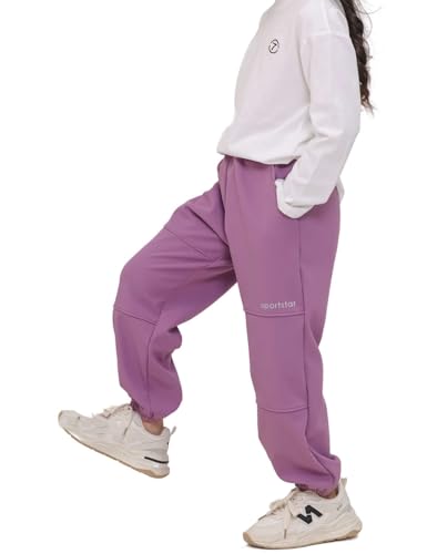 Boys Waterproof Joggers Kids Fleece Jogging Bottoms Elasticated Waist Casual Winter Warm Trousers4