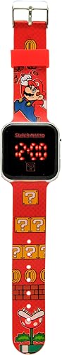 Kids Euroswan- Reloj LED Super Mario, Multicolor