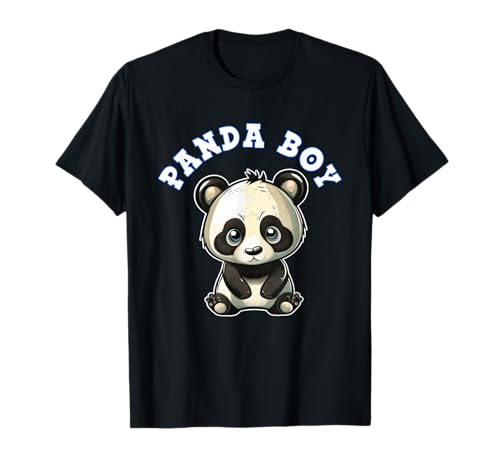 Lindo oso panda niño panda panda niño Camiseta