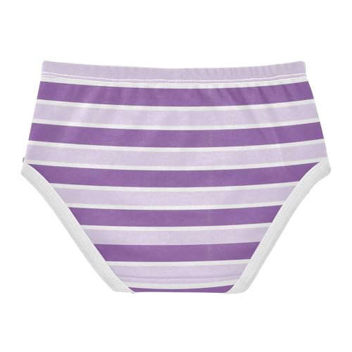 Purple Lavender White Stripe Toddler Girls's Underwear 2T 23009202