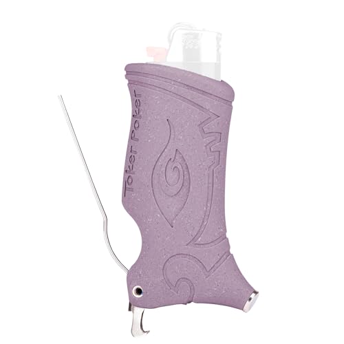 Toker Poker Bottle Opener - Plum, Lighter Case Multi Tool for Camping and Other