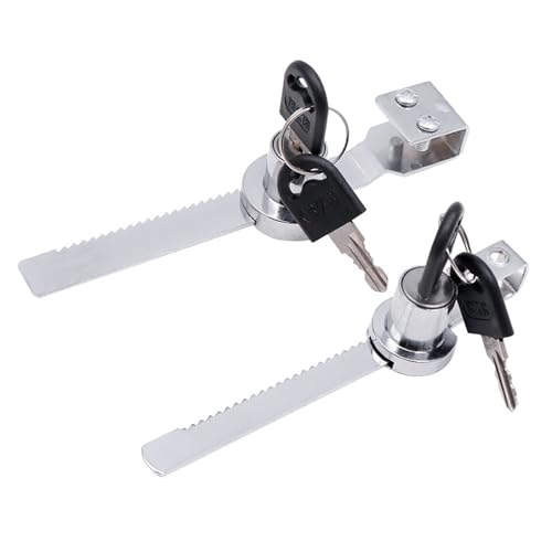 Serrure de porte de vitrine perforée haute sécurité pour verre - 4