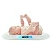 Ufesa BN2020 MYBABY - Báscula de Bebé con Diseño Curvo, Fácil de Limpiar, Diseño Slim de Alta Precisión, con Función TARA, Display Retroiluminado