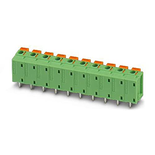PHOENIX CONTACT FFKDSA1/V1-7,62-2 Leiterplattenklemme, 1.5 mm² Nennquerschnitt, 2 Polzahl pro Reihe, FFKDS(A)/V1 Reichweite, 7.62 mm Rastermaß, Grün, 50 Stück