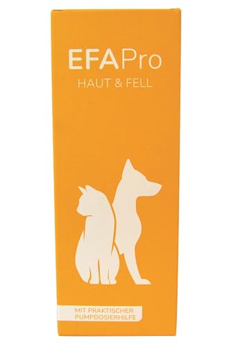 EfaPro Hautbalance 300 ml für Hunde & Katzen: Trägt zu Einer gesunden Haut- und Fellstruktur bei und unterstützt die natürliche Hautfunktion, Mit Omega-3/6 und Vitaminen, Einfach zu dosieren