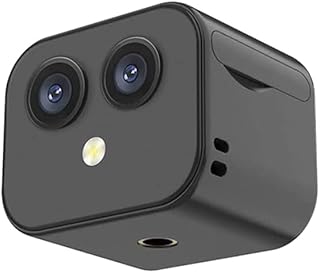 EZONEDEAL HD Mini 4K Wireless Camera WiFi Dual Lens Camera Smart Night Vision Portable Home Magnetic Security Camera Nanny...