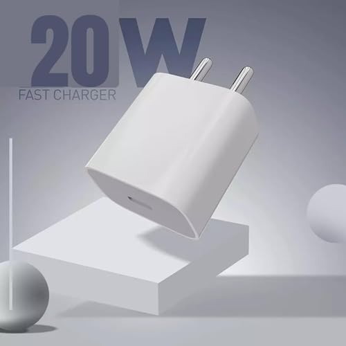 Image of Original 20W Adapter Charger for 11Charger 11 Pro /11 Pro Max Charger (Adapter and Cable) (20W108), White