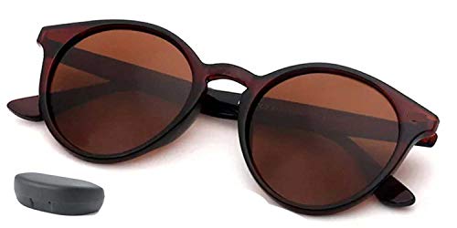 Image of Y&S Unisex UV Protected Sunglasses For Mens Womens In Black And Brown Combo Of 2 Man Woman Sun glasses Goggles Set (2ECX-7Q2T-Y6VB)