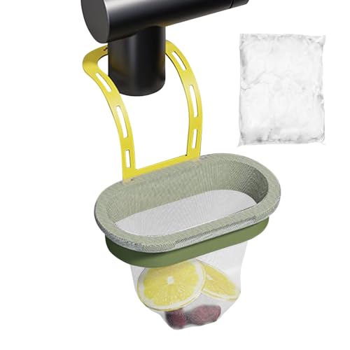 Generico Filtro para fregadero – Cesta de filtro para fregadero, red para sobras | Evita atascos sobrantes con 50 bolsas de malla para casa y restaurante