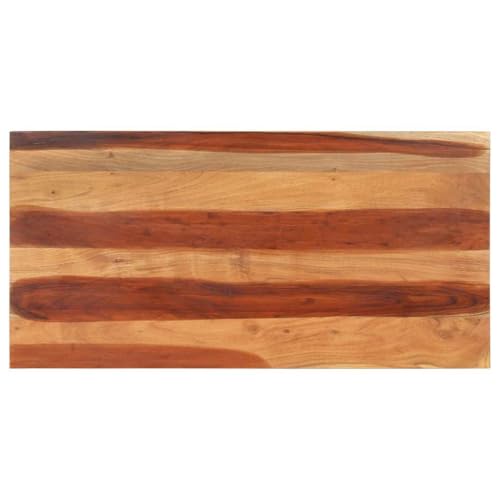vidaXL Tischplatte Massivholzplatte Holzplatte Ersatztischplatte Holz Platte für Tisch Esstisch 120x60x(2,5-2,7) cm Massivholz Akazie