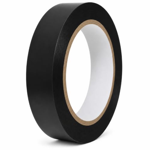 Image of GGR Supplies CVT-536 Black Vinyl Floor Marking Tape, 1 x 36 Yards