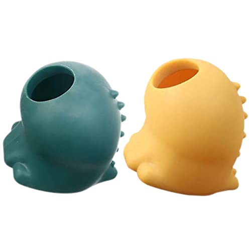 Unomor 2Pcs Silicone Cartoon Egg Yolk Separator Kitchen Gadget for White Separation and Cute Design for Cooking and Baking