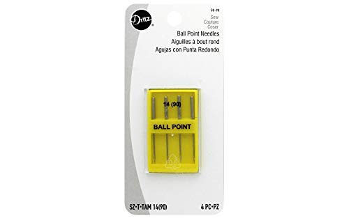 Dritz Ball Point Machine Needles - Size 14/90
