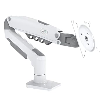 Suporte Articulado de Mesa com Pistão a Gás para Monitores de 17' a 35' Branco - F80W ELG