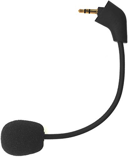 sciuU Microphone Micro Boom Compatible avec Kingston HyperX Cloud, Cloud X, Cloud II Casque Gaming, pour PS4 Xbox Nintendo Switch Computer PC, Réduction du...