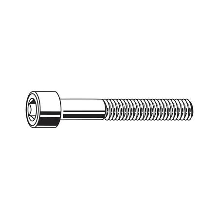 M10-1.25 x 100mm 12.9 Steel Socket Head Cap Screw, 25 pk.